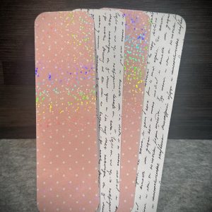 Lesezeichen Rosa/Glitzer