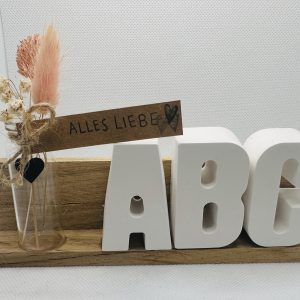 Geschenkset zur Einschulung mit Vase