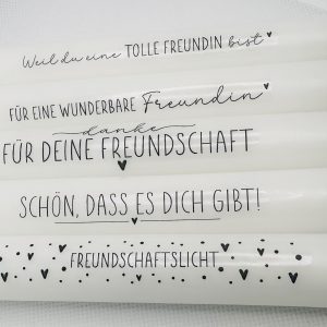 Stabkerze Freundschaft