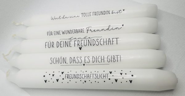Stabkerze Freundschaft