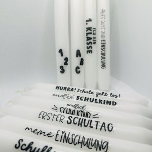 Stabkerze Einschulung