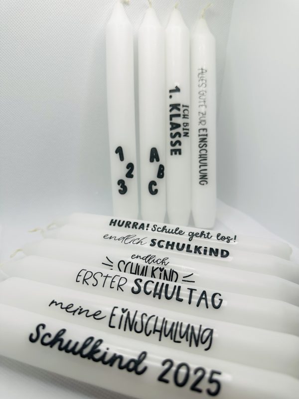 Stabkerze Einschulung