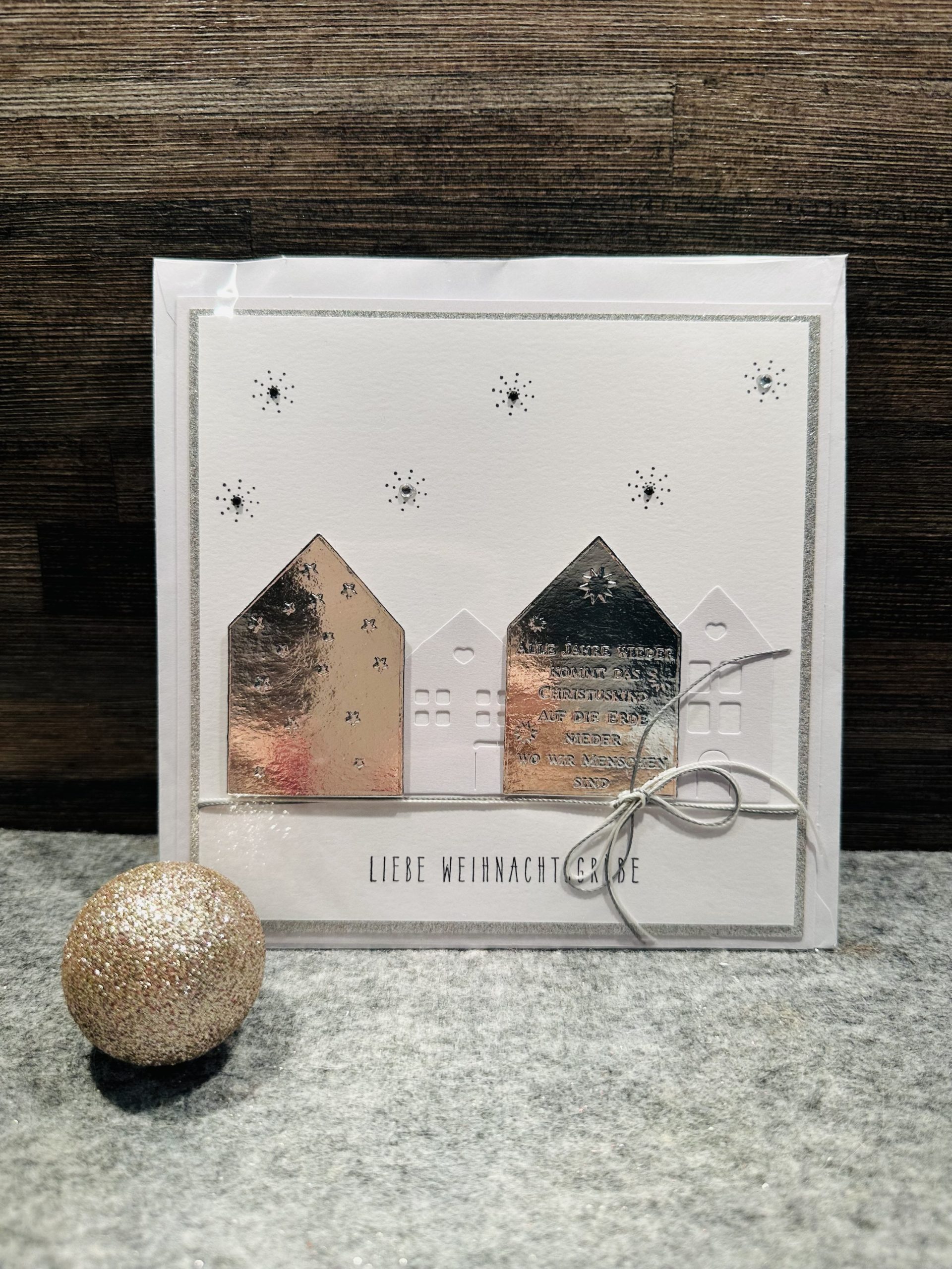 Klappkarte „Liebe Weihnachtsgrüße“