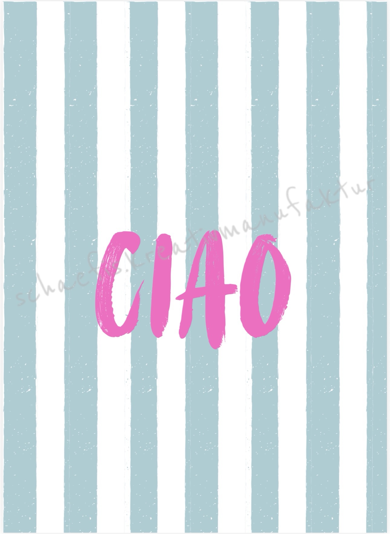 Poster „Ciao“ – Bild 3